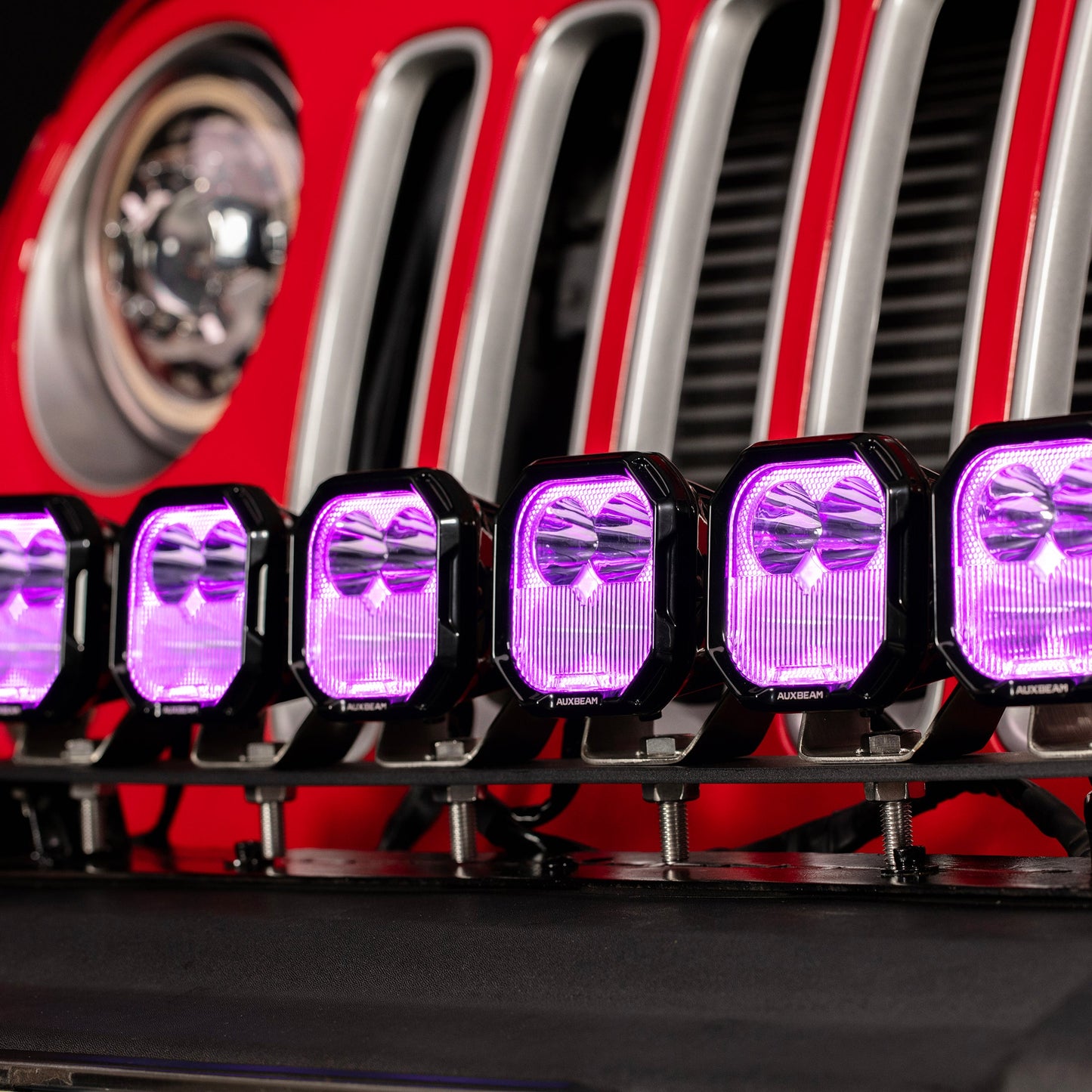 Color Play Series 3 Inch 116W RGB LED Pod Lights Combo Off Road Lights With 8 Backlight Options