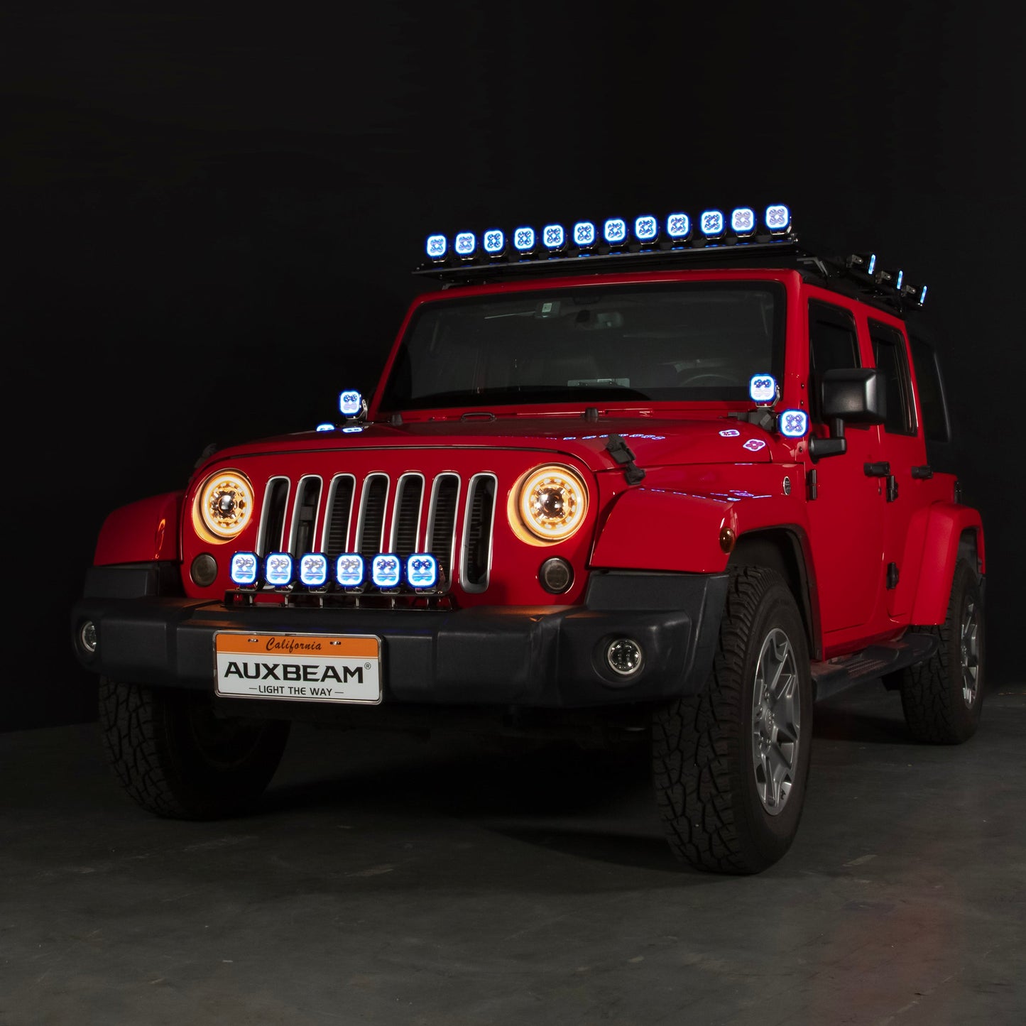 Color Play Series 3 Inch 116W RGB LED Pod Lights Spot Off Road Lights With 8 Backlight Options