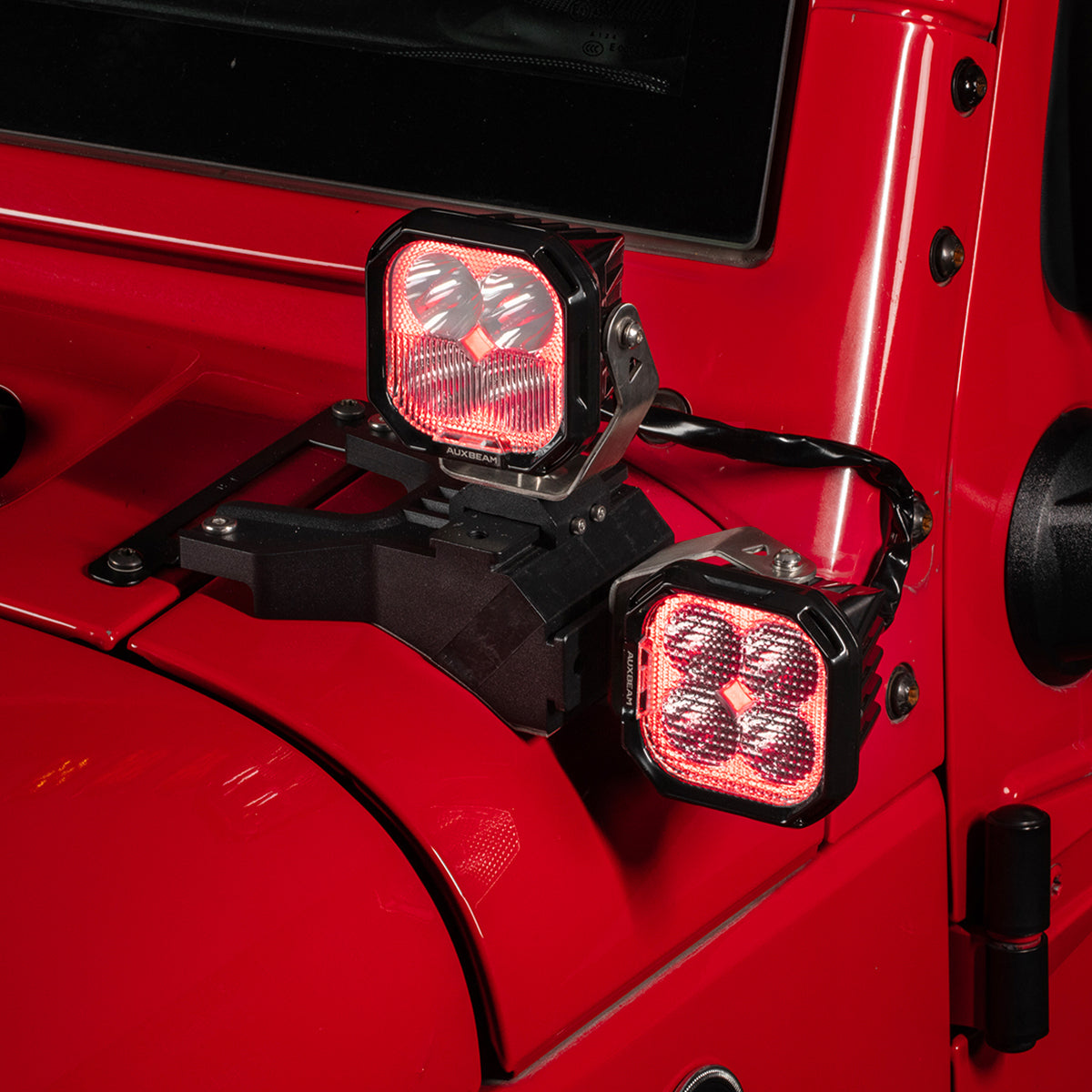 Color Play Series 3 Inch 116W RGB LED Pod Lights Spot Off Road Lights With 8 Backlight Options