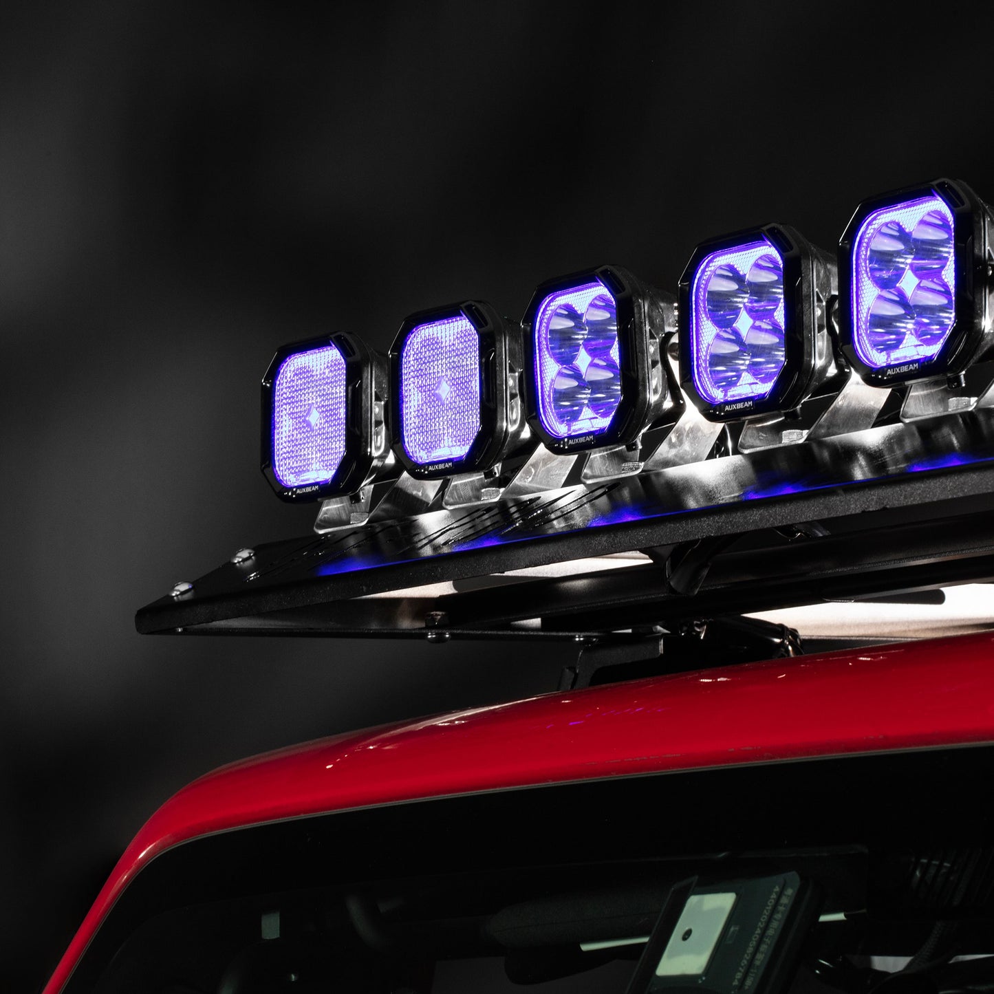 Color Play Series 3 Inch 116W RGB LED Pod Lights Spot Off Road Lights With 8 Backlight Options