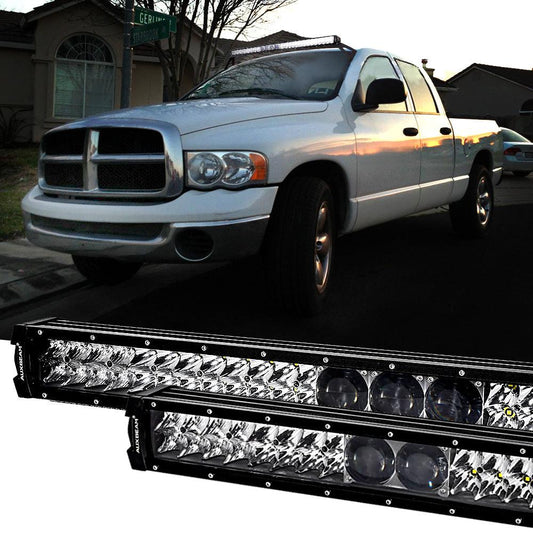 12"/22"/32"/42"/52" 5D-PRO Series LED Light Bar with 5D Projectors