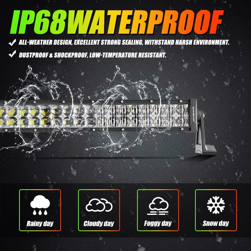 42" V-PRO RGBW LED Light Bar – Off-Road Combo Beam