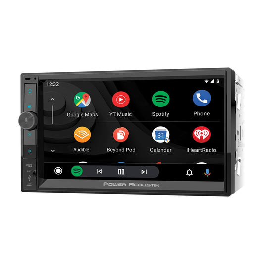POWER ACOUSTIK 7" DOUBLE DIN MECHLESS WITH WIRELESS APPLE CARPLAY AND ANDROID AUTO