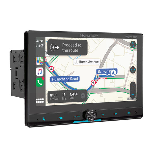 SOUNDSTREAM 10.6" DOUBLE DIN W/DVD APPLE CARPLAY & ANDROID AUTO