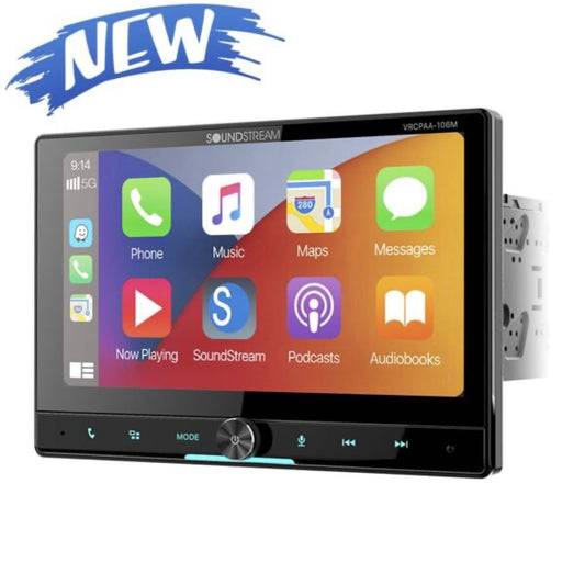 SOUNDSTREAM 10.6" DOUBLE DIN MECHLESS APPLE CARPLAY & ANDROID AUTO