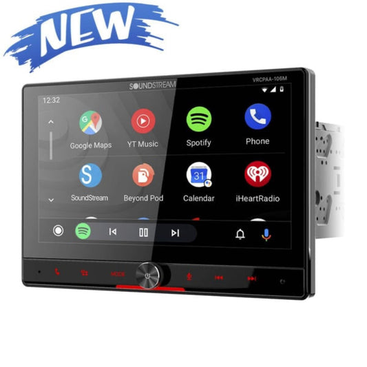SOUNDSTREAM 10.6" DOUBLE DIN MECHLESS APPLE CARPLAY & ANDROID AUTO