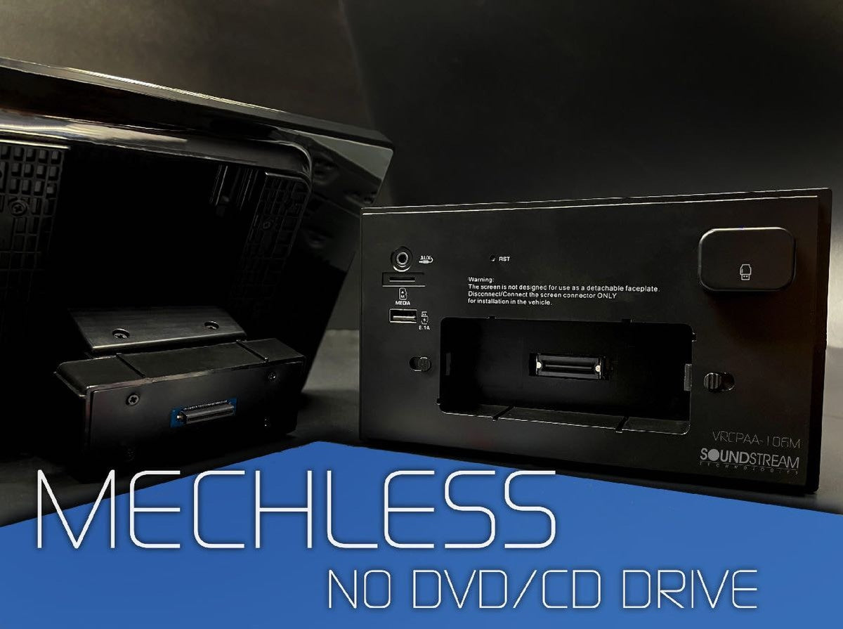 SOUNDSTREAM 10.6" DOUBLE DIN MECHLESS APPLE CARPLAY & ANDROID AUTO