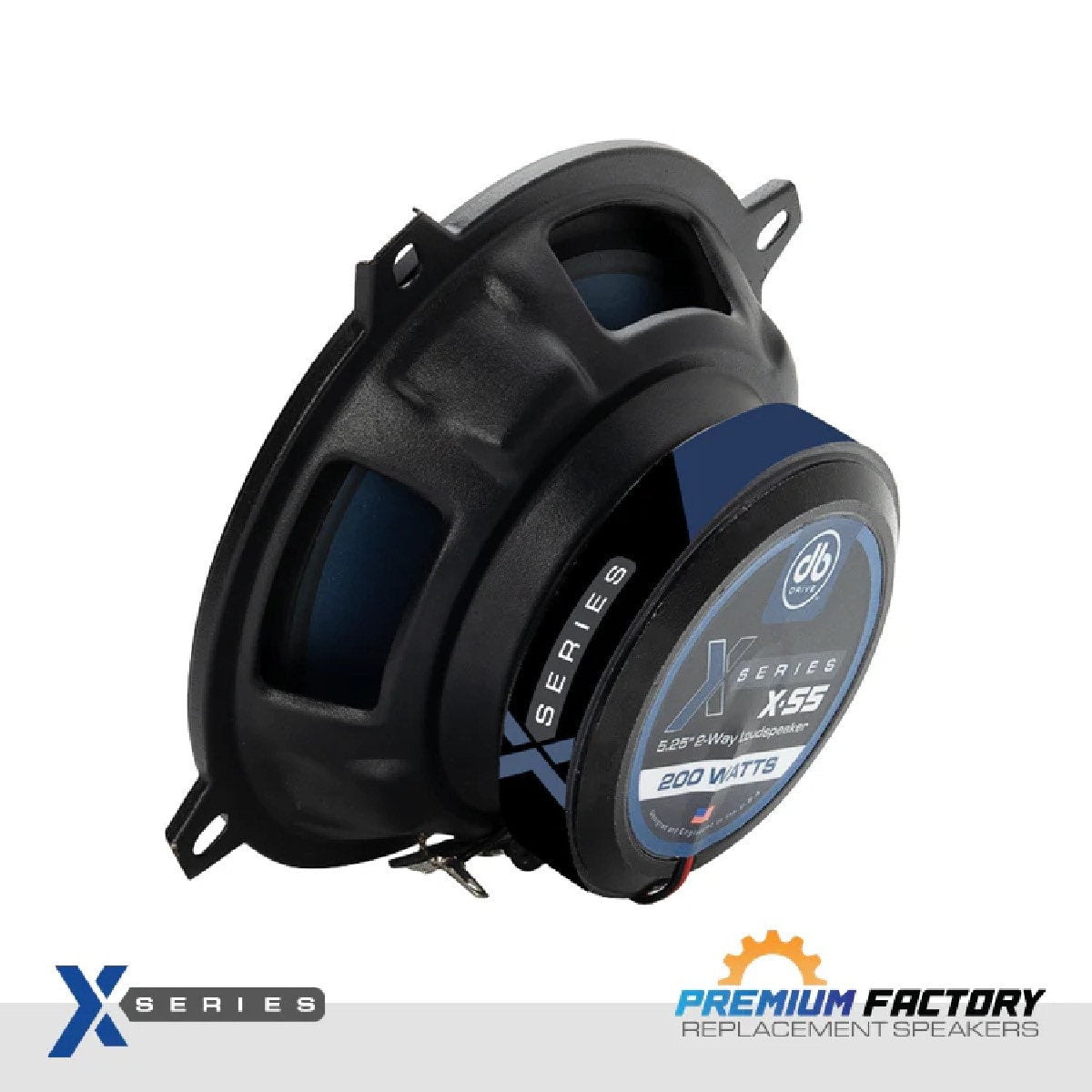 DB DRIVE 5.25" 200 WATT 2 WAY SPEAKERS