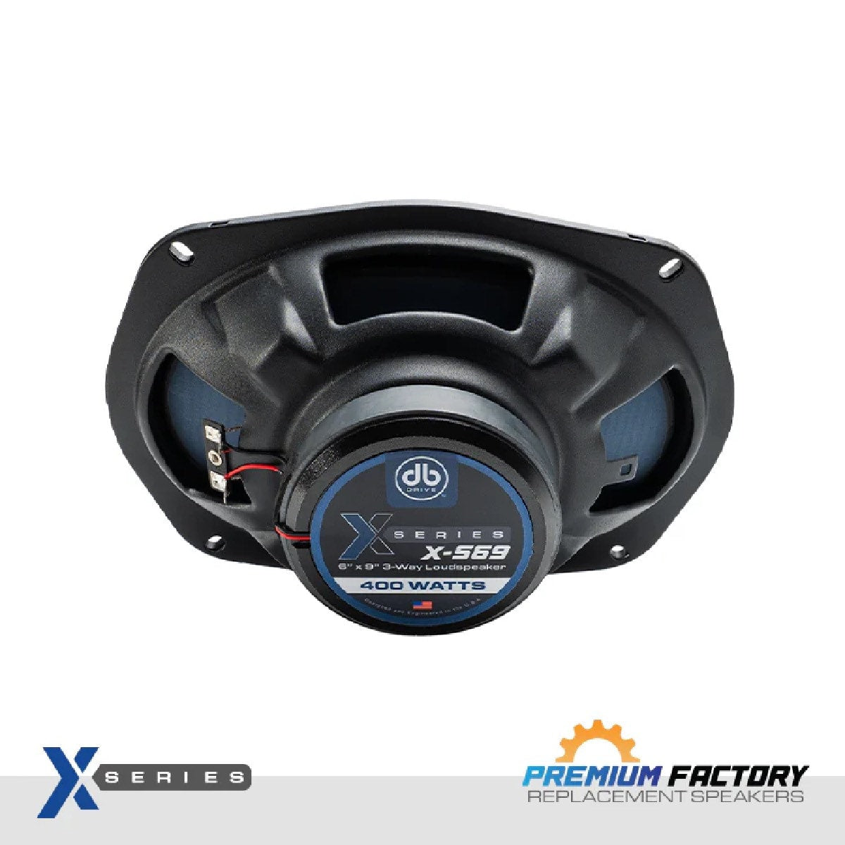 DB DRIVE 6X9" 400 WATT 3 WAY SPEAKERS