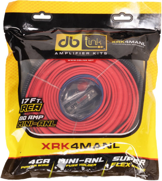 DB LINK 4 GAUGE SUPER FLEX MINI ANL AMPLIFIER KIT