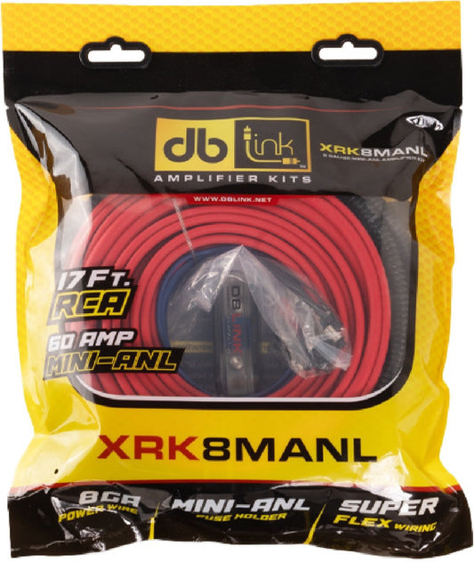 DB LINK 8 GAUGE SUPER FLEX MINI ANL AMPLIFIER KIT