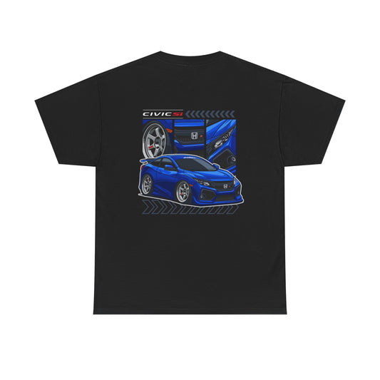 Blue Civic Si My Hobby Garage Heavy Cotton