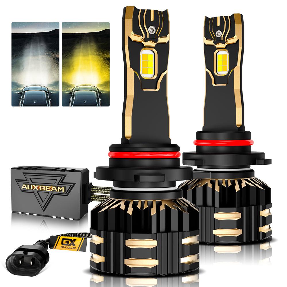 High Power & Brightness GX Bi-Color Series 25000LM 110W LED Headlight Bulbs Dual Color Switchback