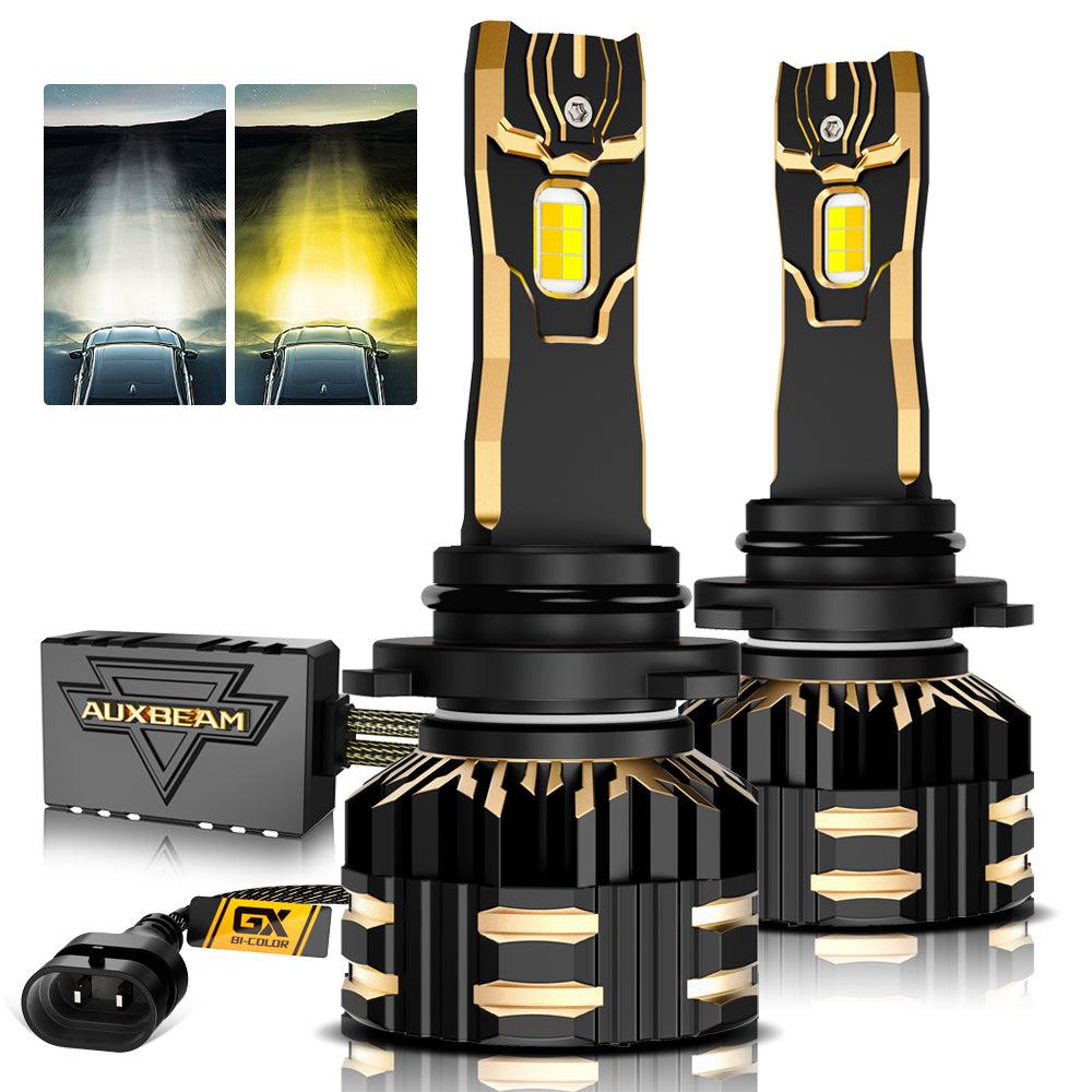 High Power & Brightness GX Bi-Color Series 25000LM 110W LED Headlight Bulbs Dual Color Switchback