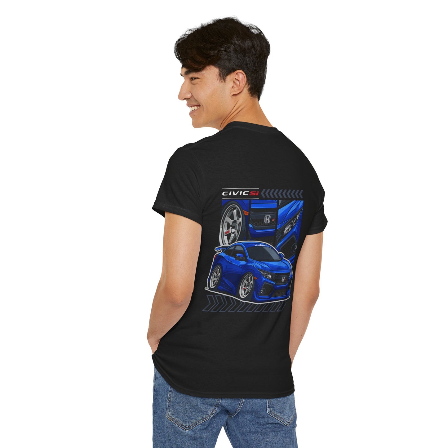 Blue Civic Si My Hobby Garage Heavy Cotton