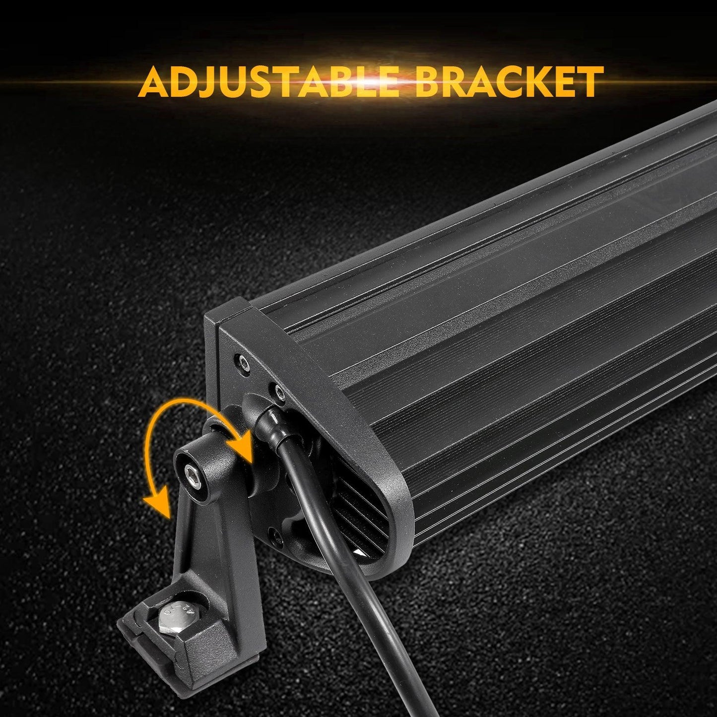 ⚡ 22" White &amp; Amber LED Light Bar – 6 Modes with Switch