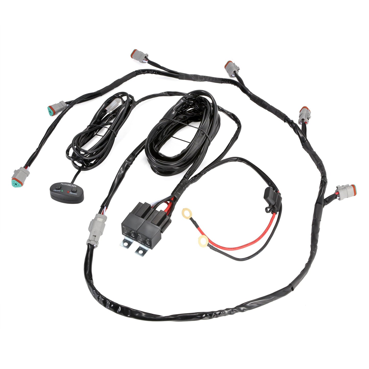 V-ULTRA Series LED Side Shooter Amber/White Pod Lights with Amber DRL