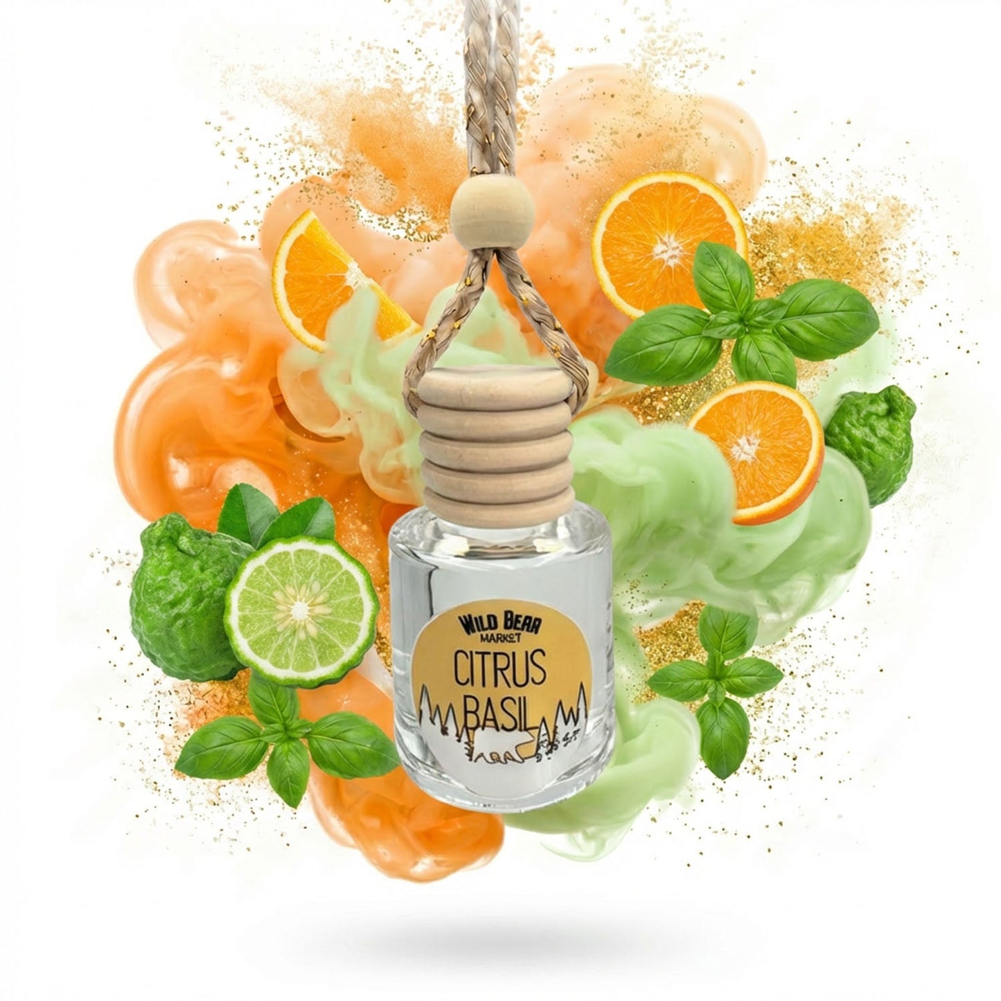Citrus Basil Car Freshener