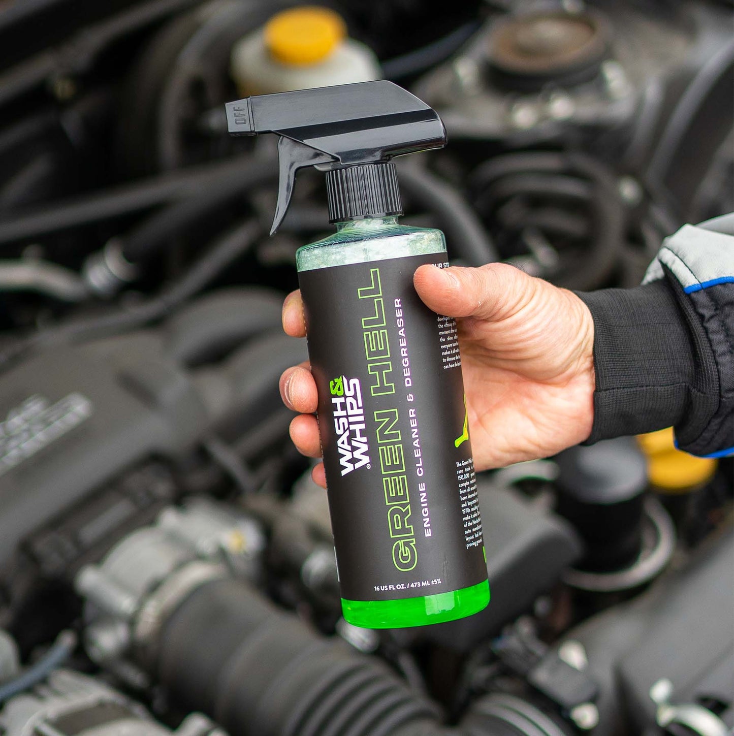 WASH&WHIPS Green Engine Cleaner & Degreaser