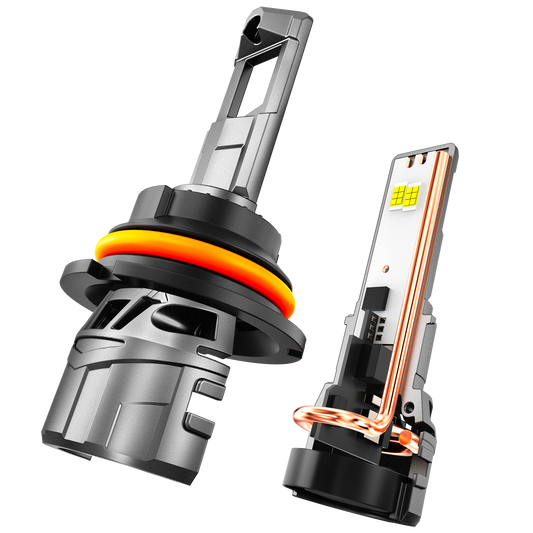 🆕9007/HB5 LED Headlight Bulbs 100W 22000LM F18 Series 1:1 Mini Size 6500K Cool White | 2 Bulbs