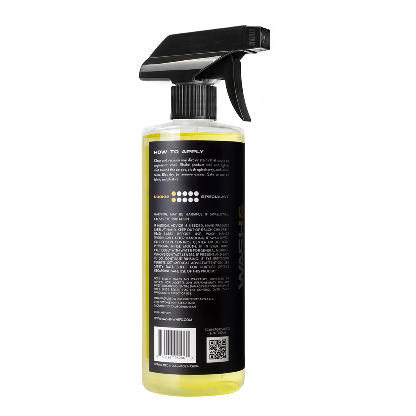 WASH&WHIPS Musk Odor Eliminator