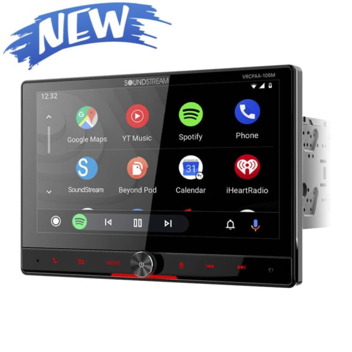 SOUNDSTREAM 10.6" DOUBLE DIN MECHLESS APPLE CARPLAY & ANDROID AUTO