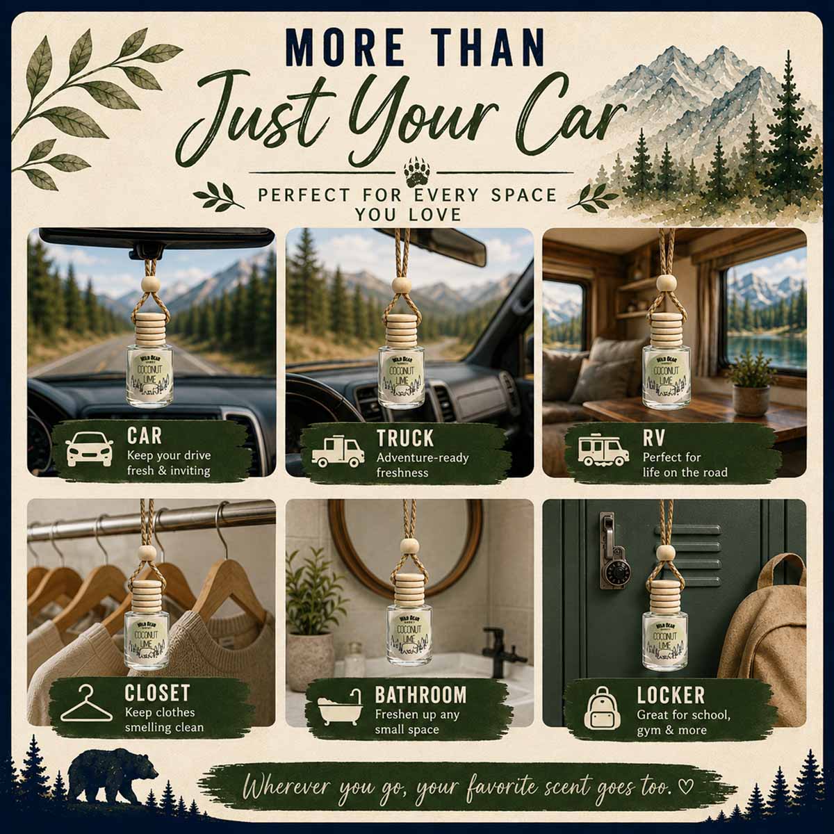 Citrus Basil Car Freshener